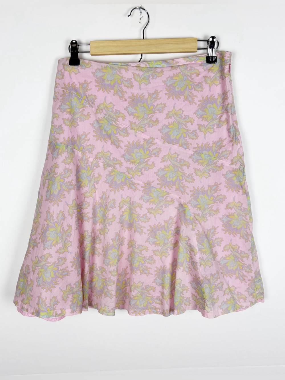 Gap Skirt Size 4 Pink Floral A Line Vintage Y2K Cottagecore Coquette Feminine
